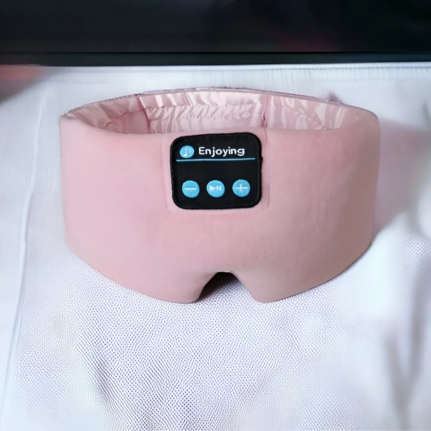 Cuffie Bluetooth e maschera per un sonno senza disturbi