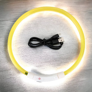 Collare Luminoso USB per Cani
