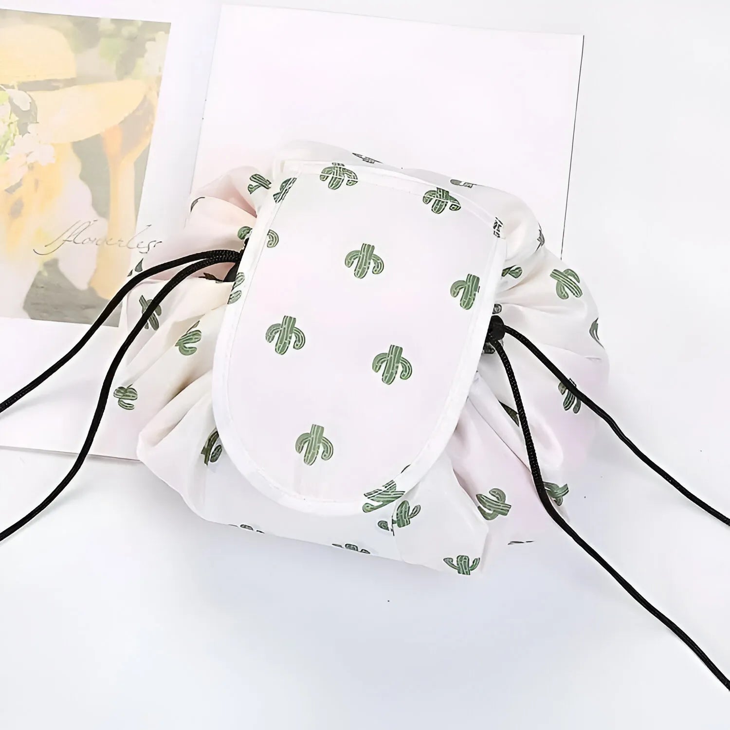 Borsa per cosmetici con coulisse