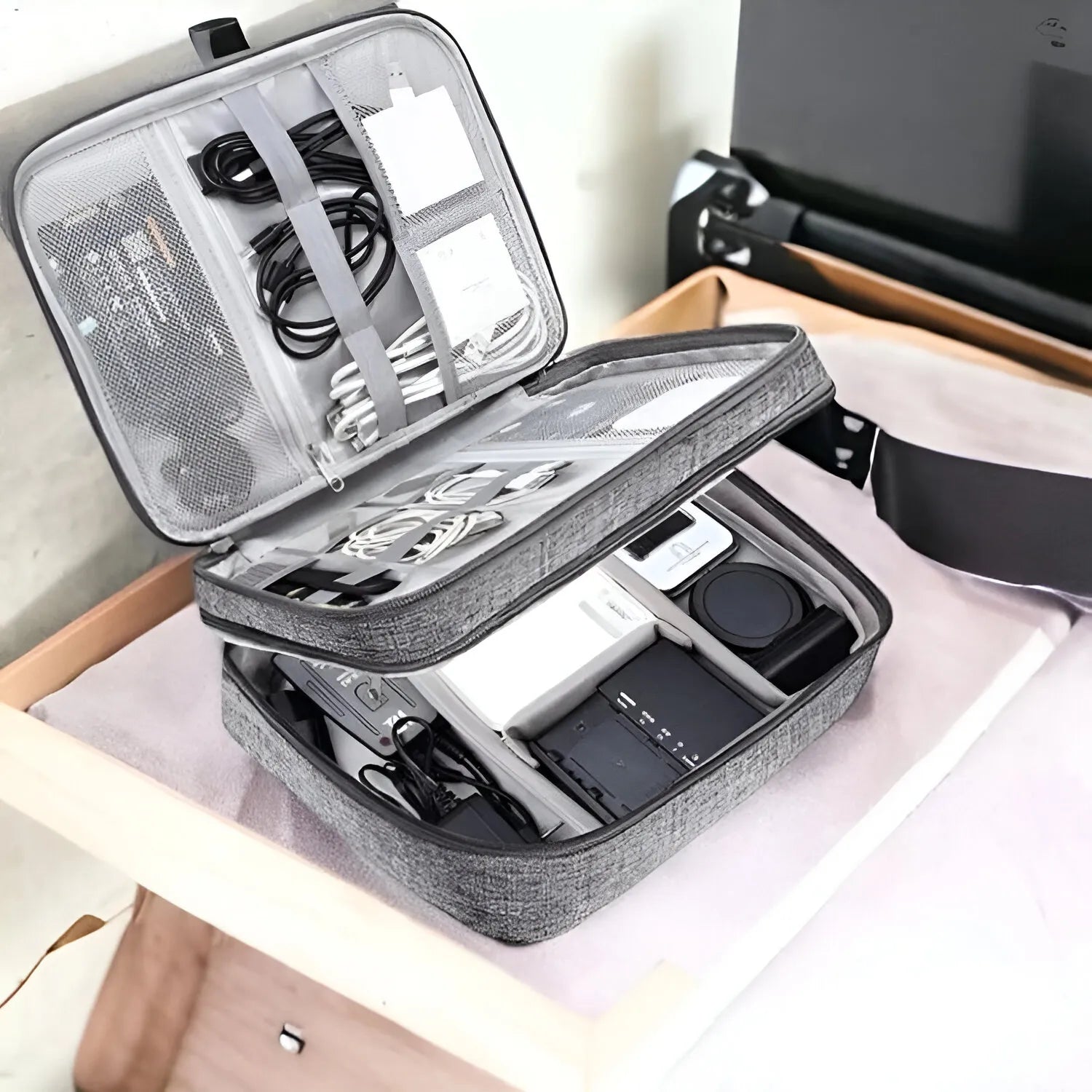 Custodia Portatile per Caricatori da Viaggio