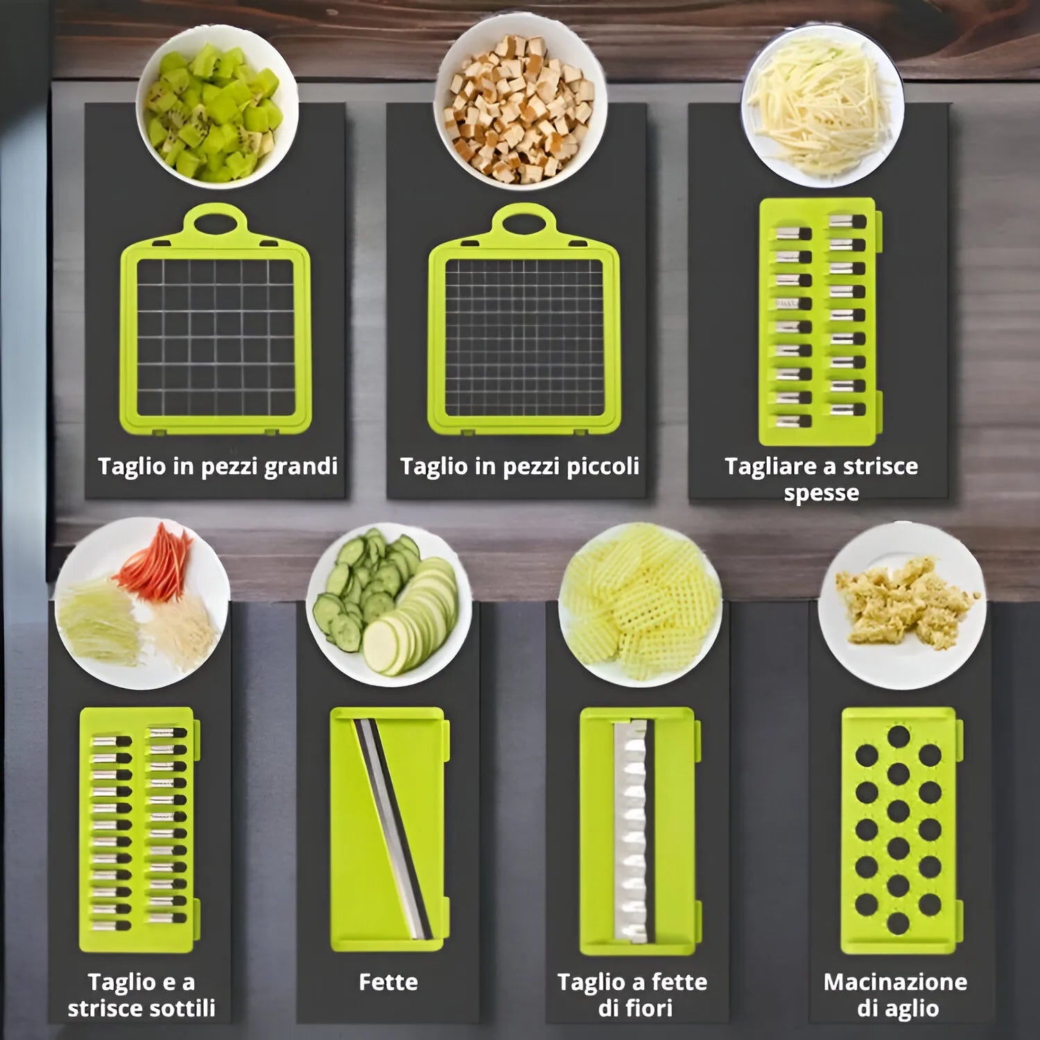 Tritatutto Multifunzionale Da Cucina 14/16 in 1