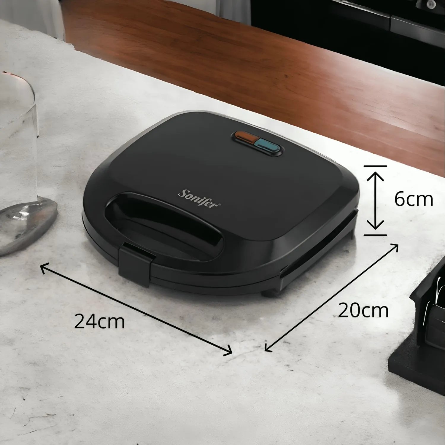 Waffle Maker Elettrico a 12 stampi