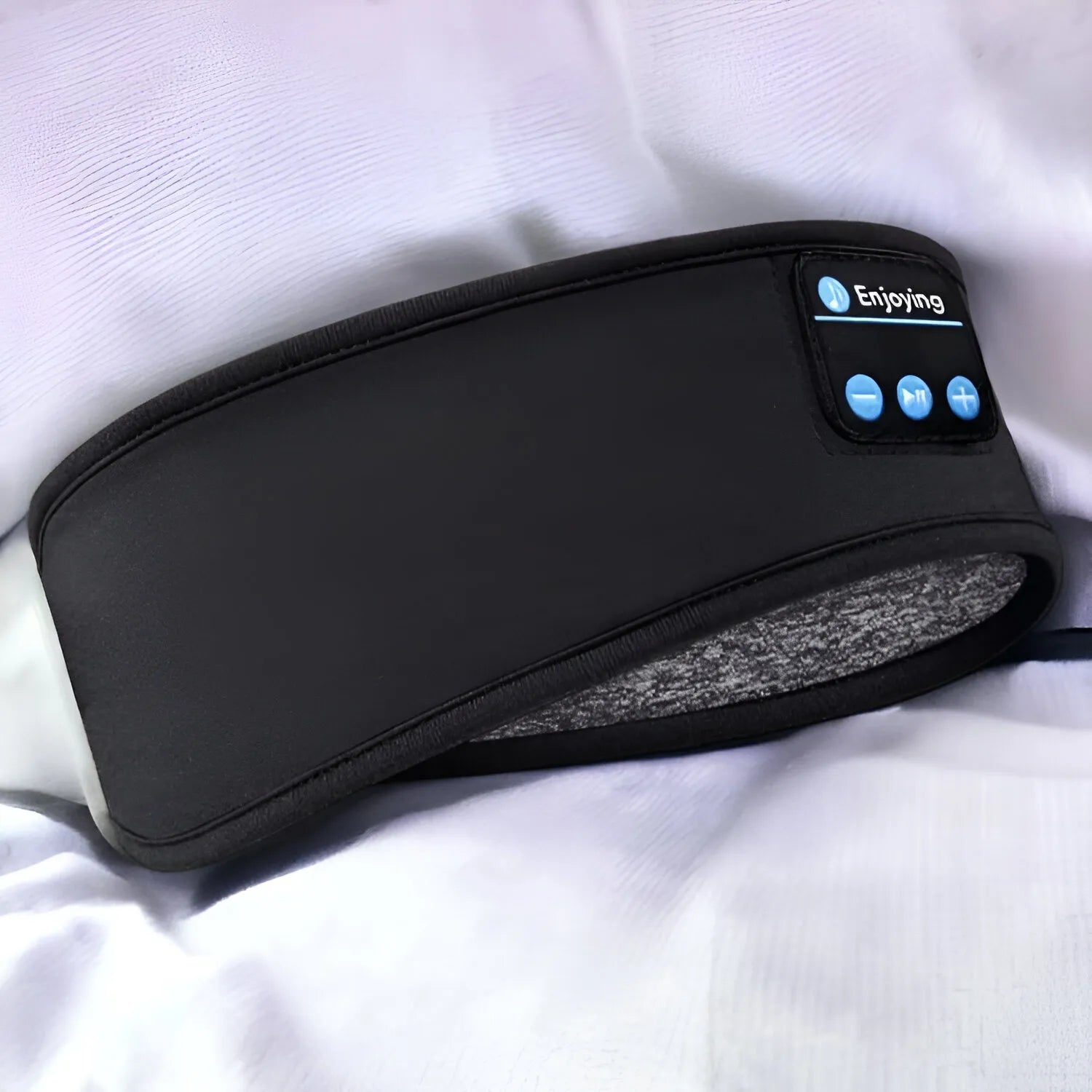 Cuffie Bluetooth e maschera per un sonno senza disturbi