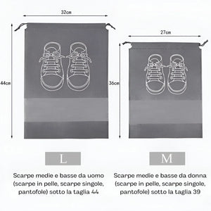 Organizer Impermeabile per Scarpe da Viaggio